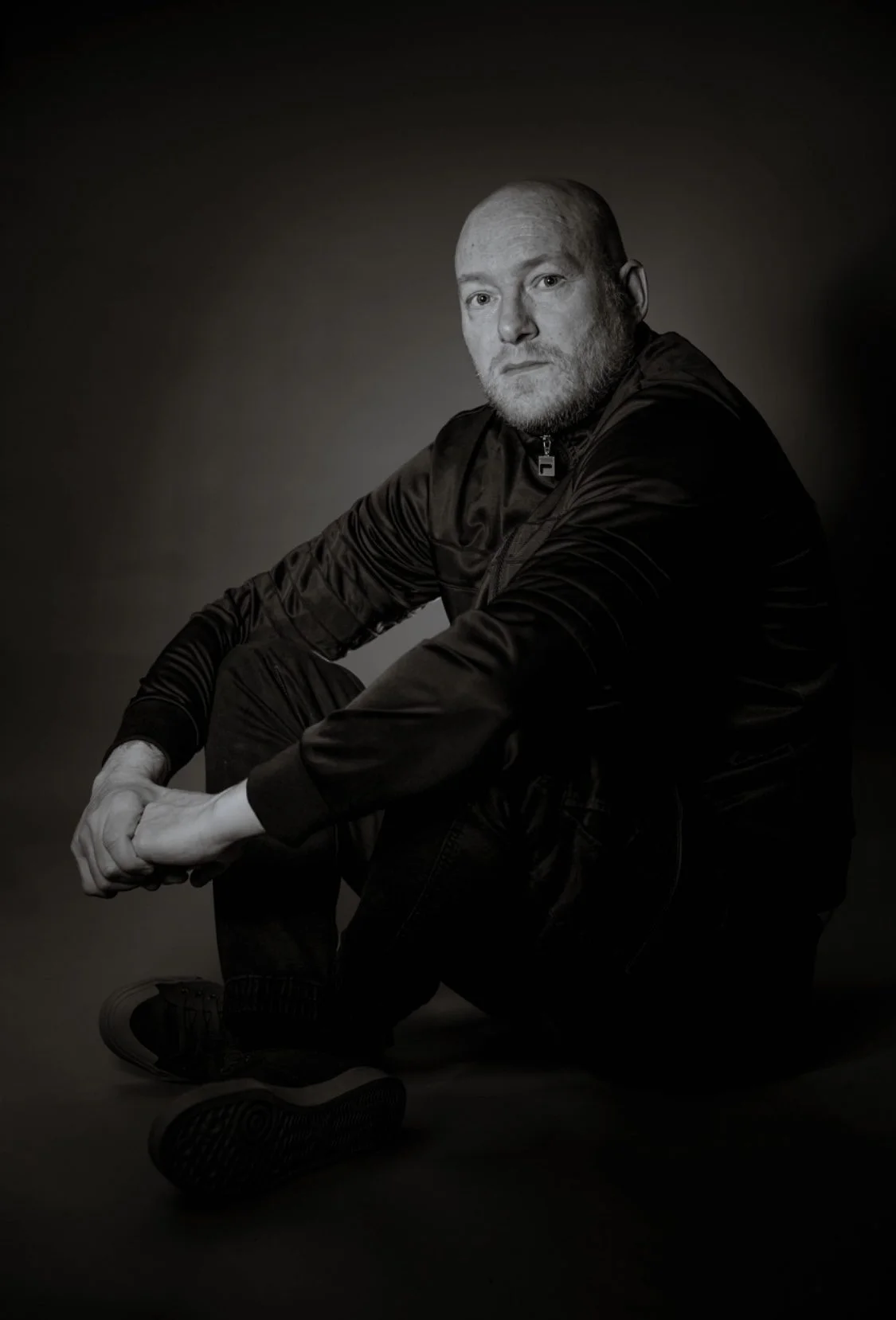 Black and white portrait of David Stanley